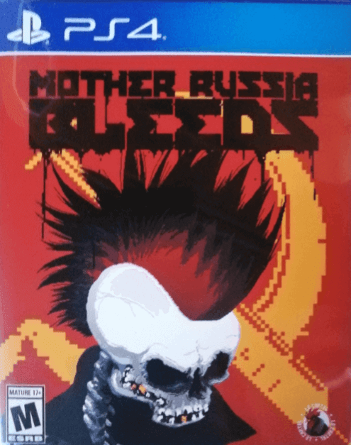 Mother Russia Bleeds box art for Playstation 4